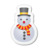 Xmas sticker snowman